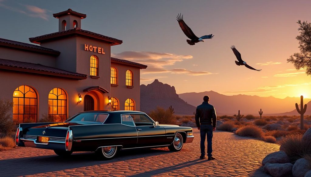 découvrez le décryptage et la signification des paroles du célèbre titre 'hôtel california' des eagles, une chanson emblématique pleine de mystère et d'interprétations.