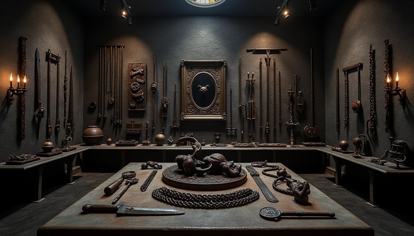 explorez l'histoire fascinante et mystérieuse du musée de la torture, et découvrez les secrets des instruments et pratiques à travers les siècles.