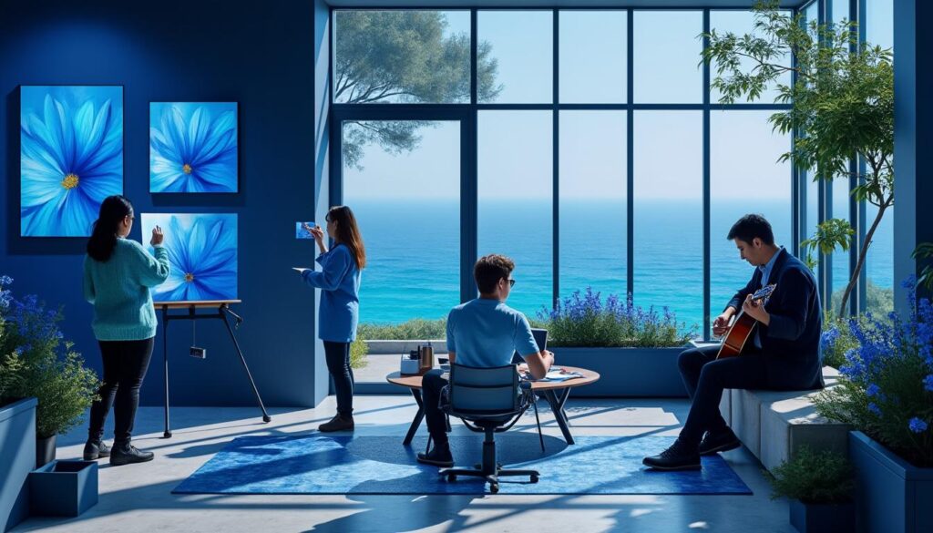 découvrez comment la couleur bleue influence notre perception artistique au quotidien, en évoquant émotions, créativité et harmonie visuelle.