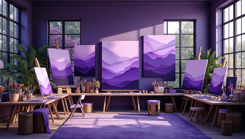 découvrez comment la couleur violet influence notre perception artistique, ses symboliques et son impact émotionnel dans l'art.