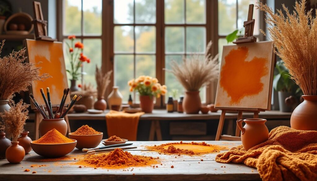 découvrez comment la couleur ocre, teinte naturelle aux nuances chaleureuses, inspire et influence les artistes contemporains dans leurs créations uniques.