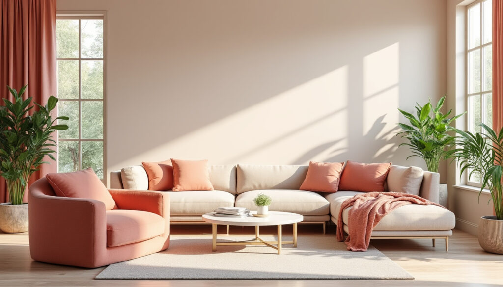 découvrez comment la couleur saumon, avec sa teinte subtile et chaleureuse, peut métamorphoser votre décoration intérieure en apportant douceur et élégance à vos espaces.