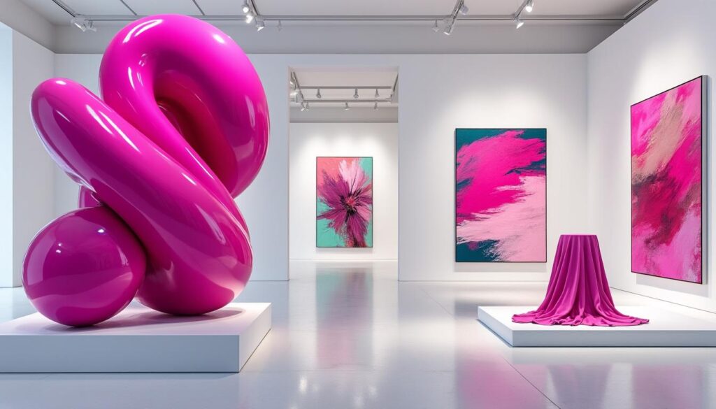 découvrez comment la couleur fuchsia, avec son audace et sa vibrance, révolutionne l'art contemporain en apportant énergie et modernité aux œuvres.