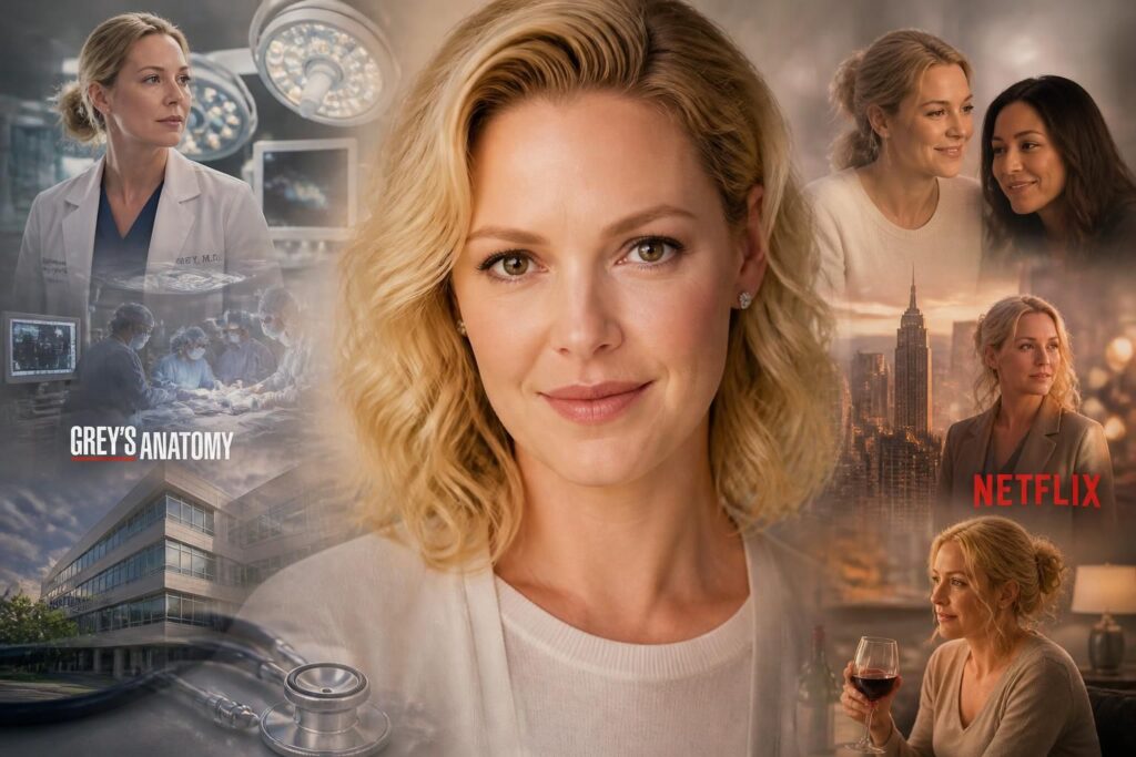 découvrez la carrière de katherine heigl à travers ses films et séries tv, de son rôle emblématique dans grey's anatomy à ses succès sur netflix.