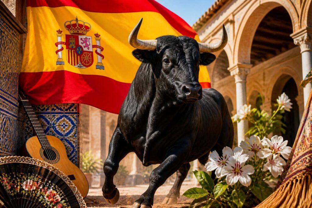 découvrez les symboles de l'espagne, du drapeau espagnol au taureau emblématique, en passant par d'autres emblèmes nationaux qui représentent la culture et l'identité espagnoles.