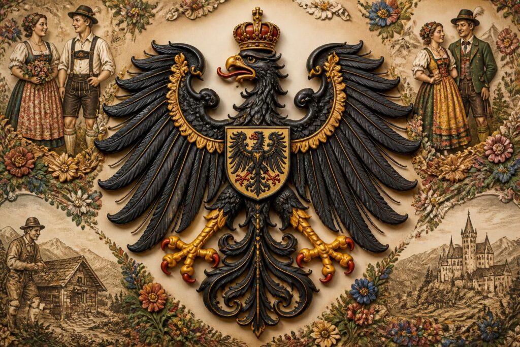 découvrez l'évolution du symbole allemand, de l'aigle impérial majestueux aux motifs populaires qui illustrent l'histoire et la culture de l'allemagne.