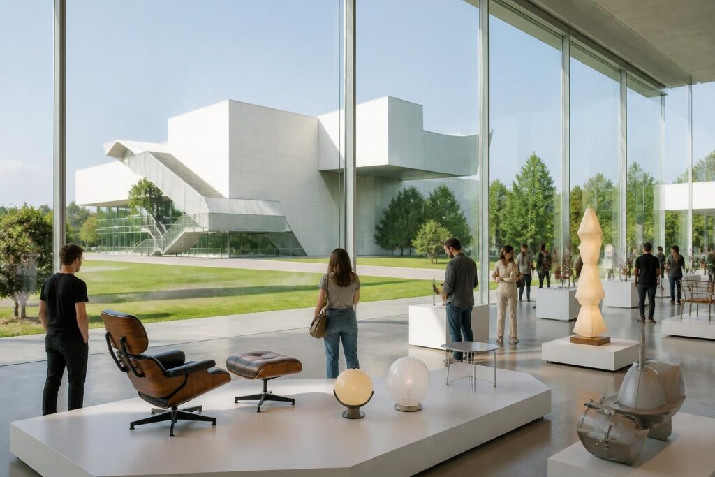 découvrez le vitra design museum à weil am rhein et ses expositions incontournables, un lieu dédié à l'innovation et à l'histoire du design contemporain.