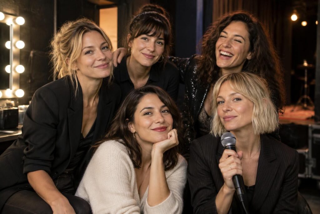 découvrez les humoristes françaises du moment, blondes ou brunes : portraits, styles et talents qui font rire le public.